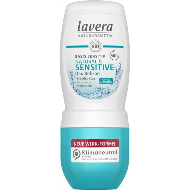 Lavera Basis Sensitiv deodorantti Natural & Sensitiv, roll-on