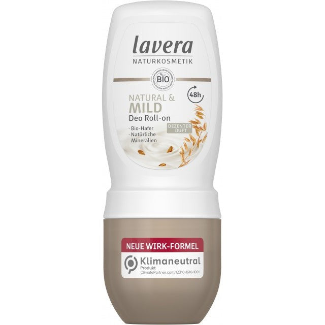 Lavera deodorantti Natural & Mild, roll-on