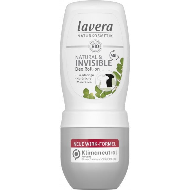 Lavera deodorantti Natural & Invisible, roll-on