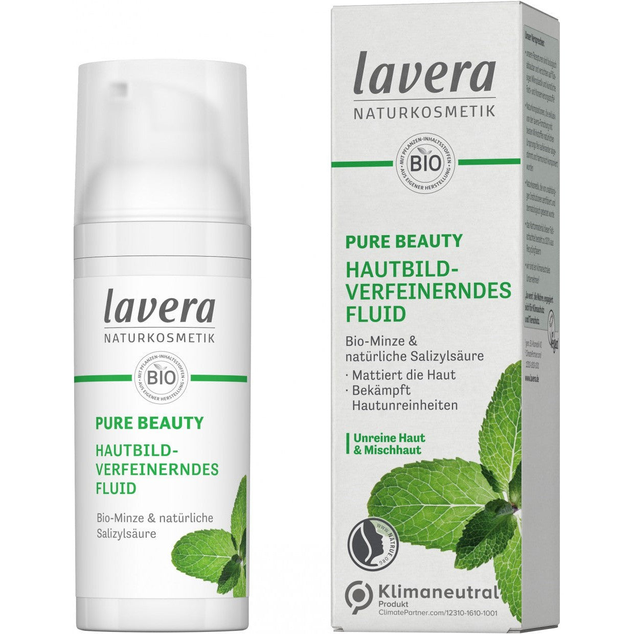 Lavera Pure Beauty kasvovoide epäpuhtaalle ja sekaiholle