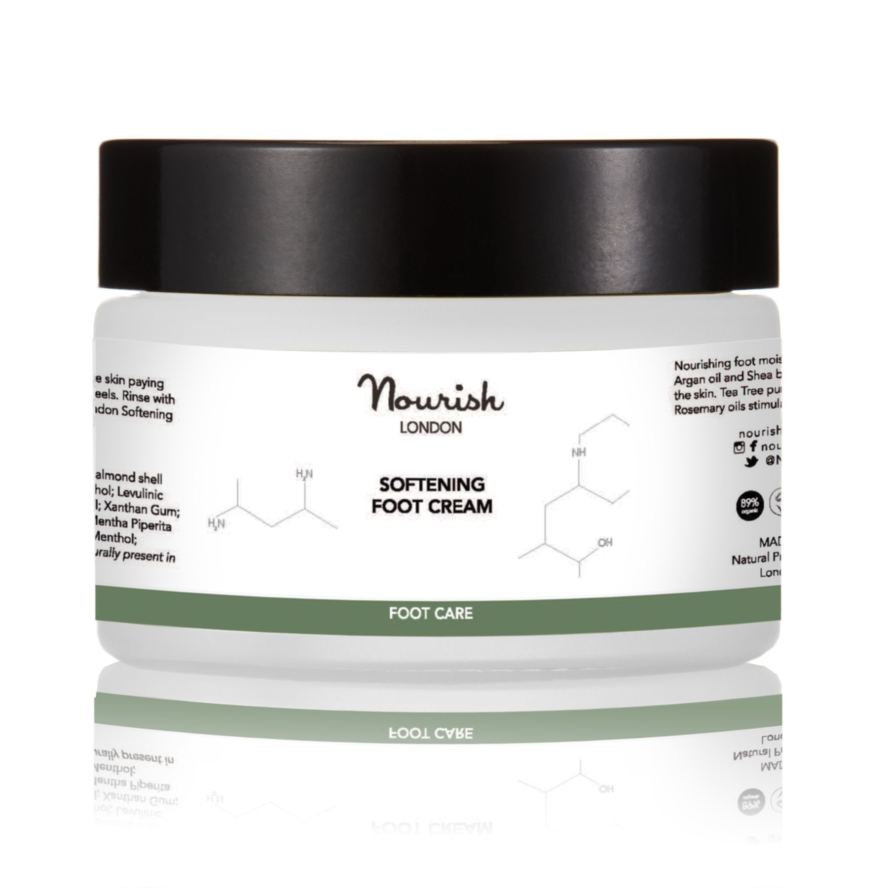 Nourish London Softening Foot Cream jalkavoide