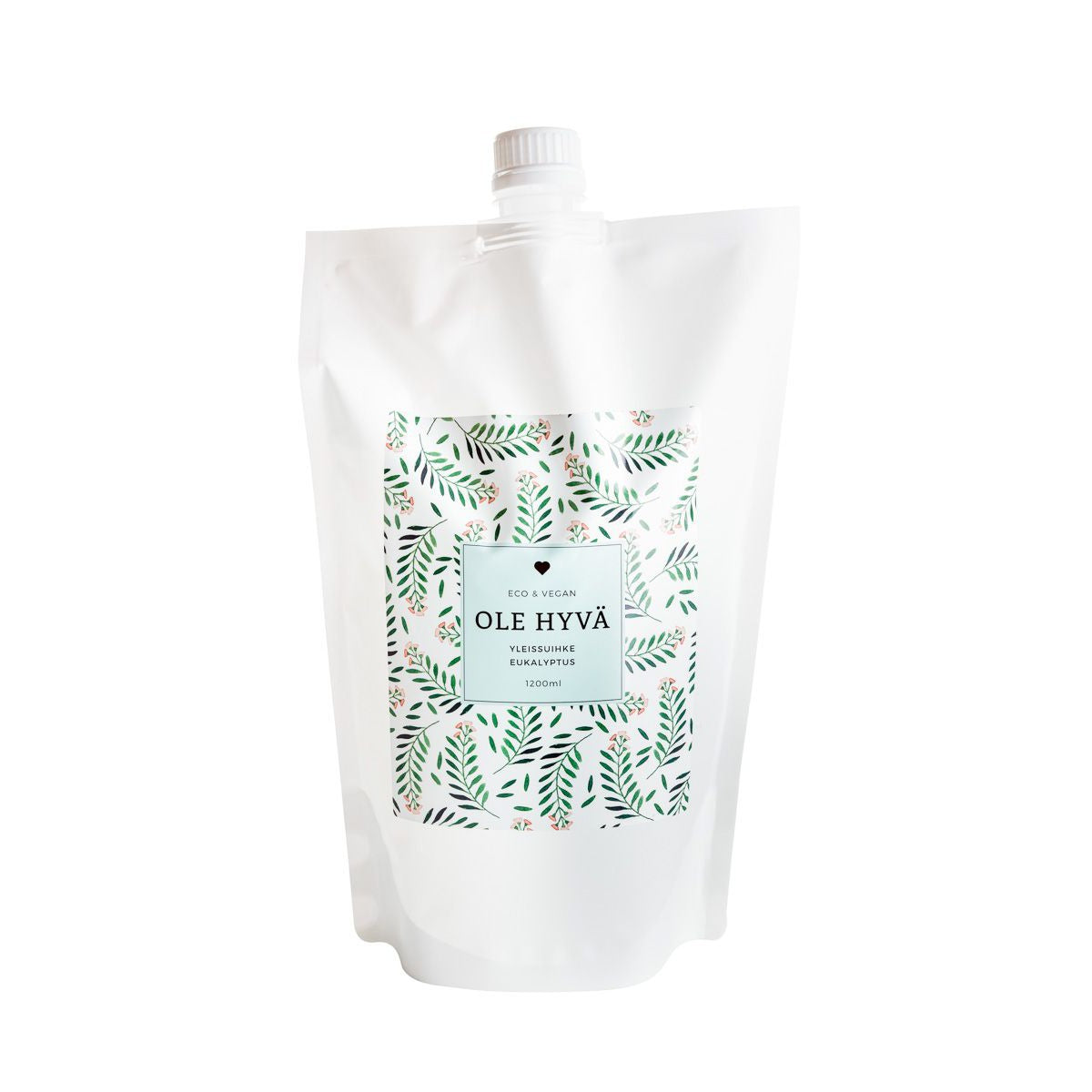 Ole Hyvä yleissuihke eukalyptus täyttöpussi, 1200 ml