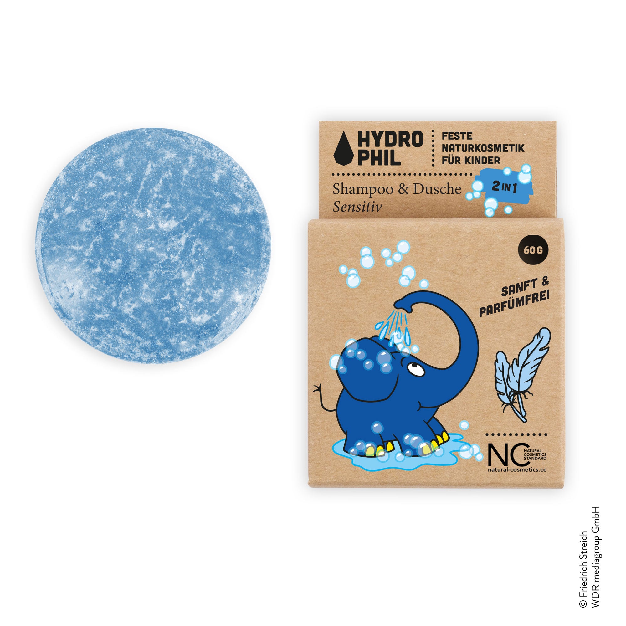 Hydrophil 2in1 lasten suihkushampoopala Sensitiv