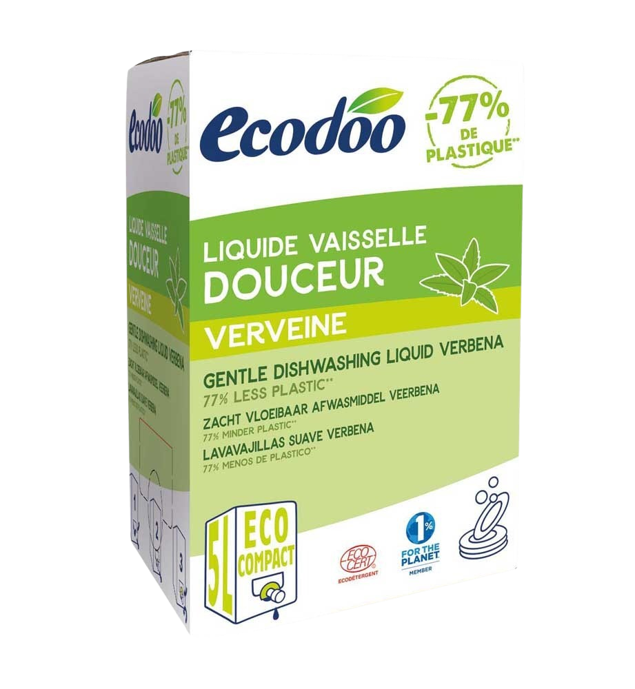 Ecodoo astianpesuaine käsinpesuun, aloe vera, 5 l