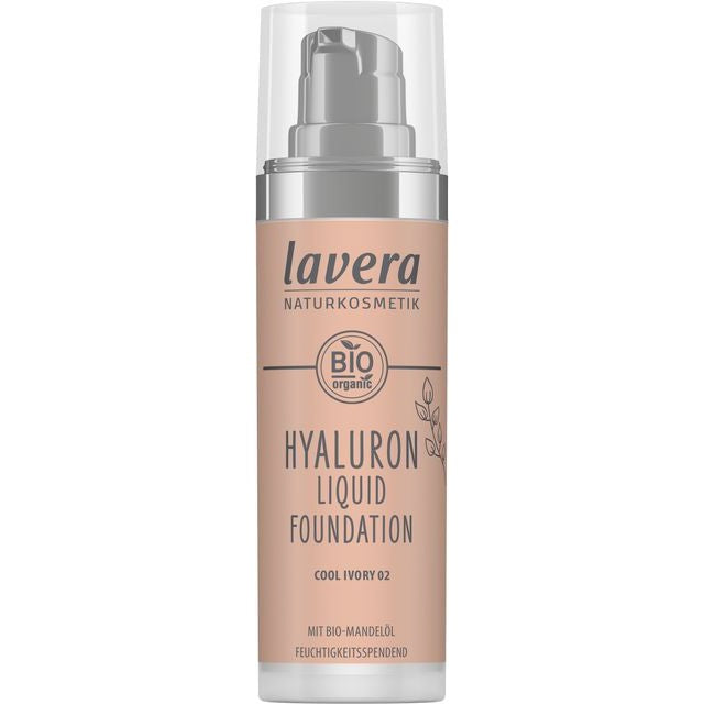 Lavera Hyaluron Liquid Foundation meikkivoide Cool Ivory 02