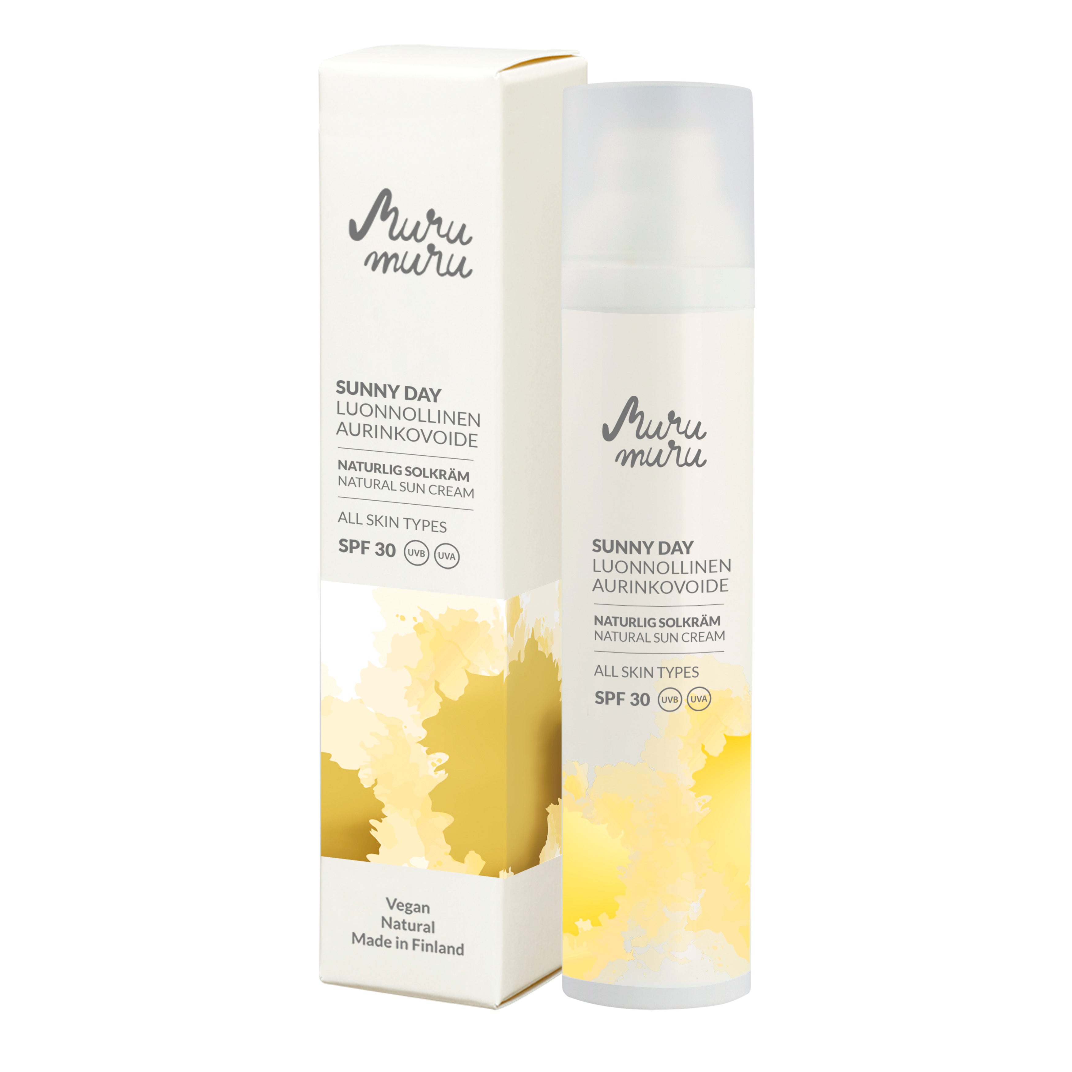 Murumuru Sunny Day luonnollinen aurinkovoide SK30