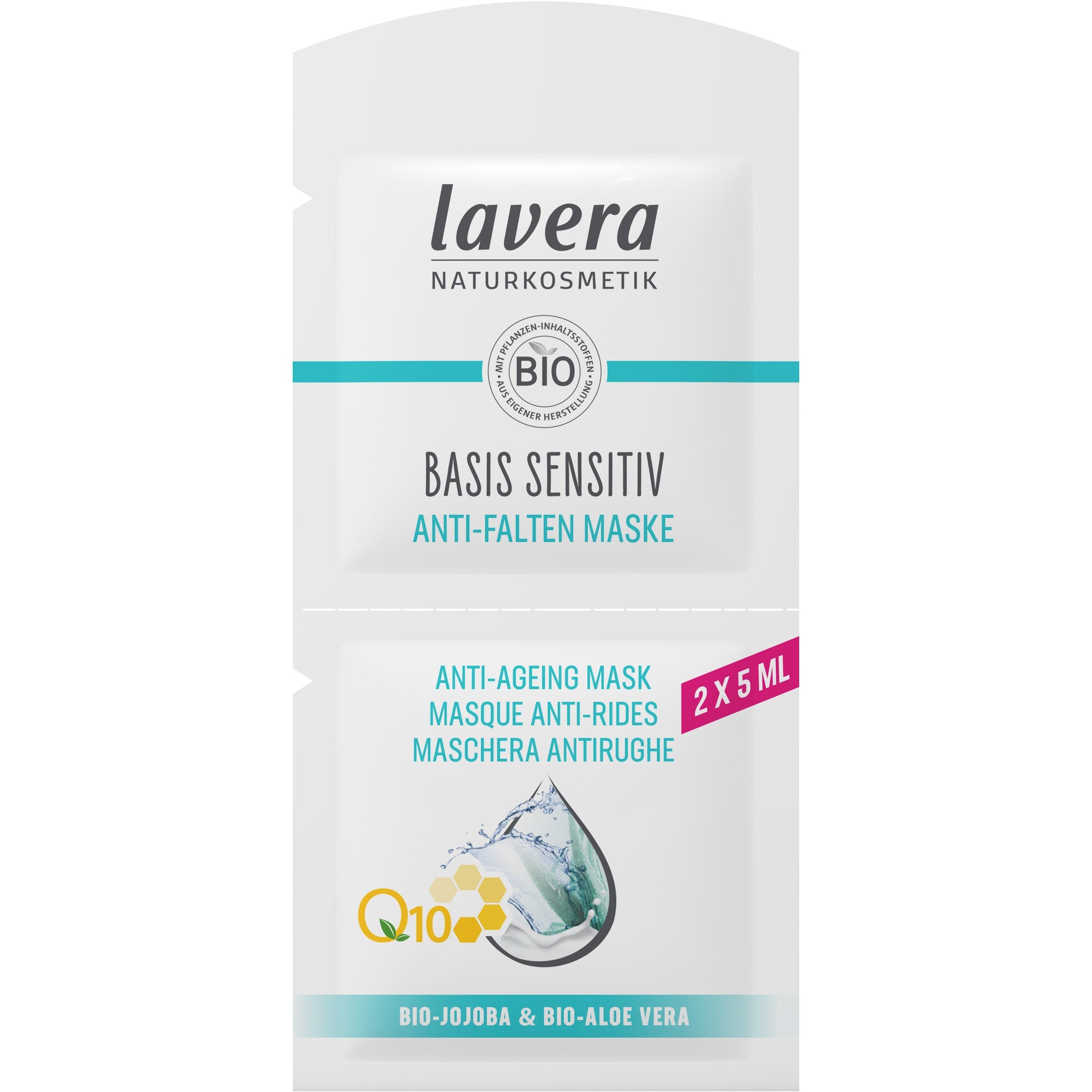 Lavera Basis Sensitiv Q10 kasvonaamio