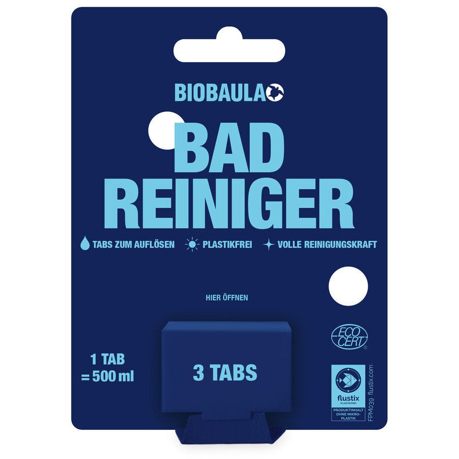 Biobaula puhdistustabletit kylpyhuone, 3 x tabletti