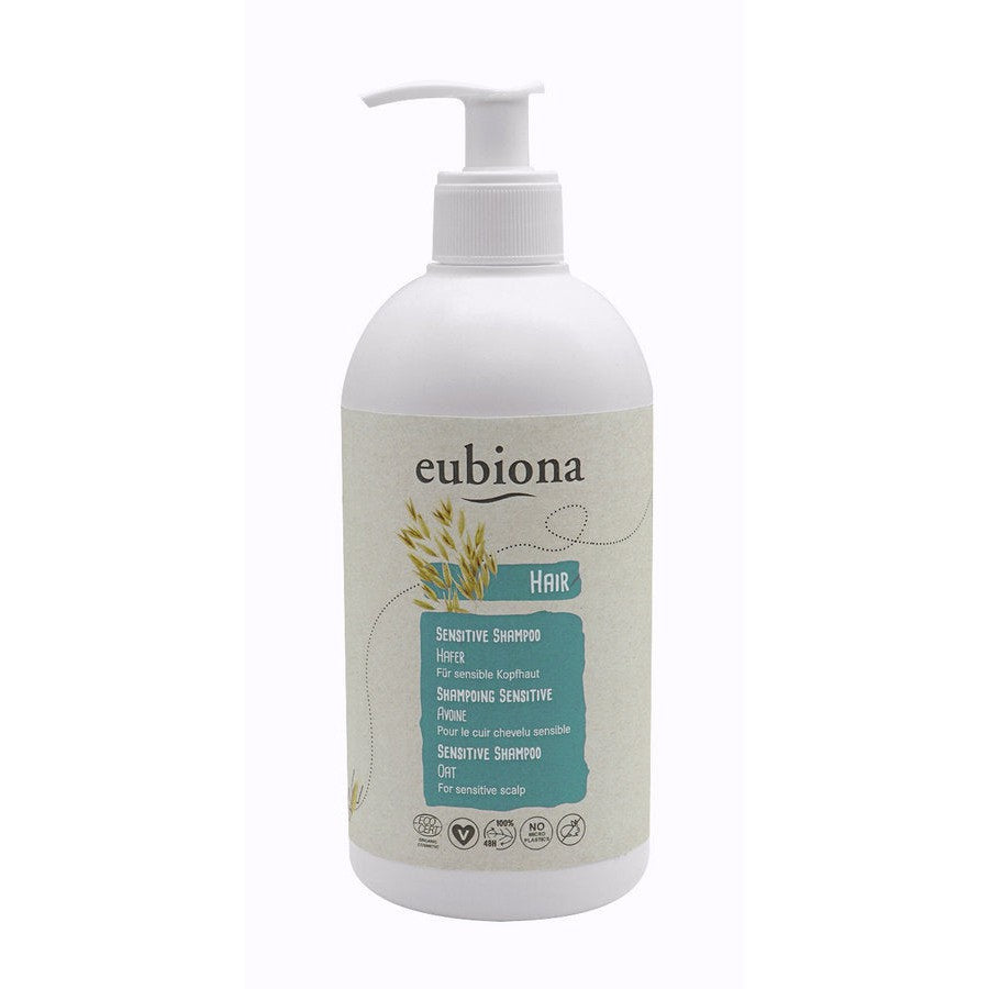 Eubiona Sensitive hajusteeton kaurashampoo, 500 ml