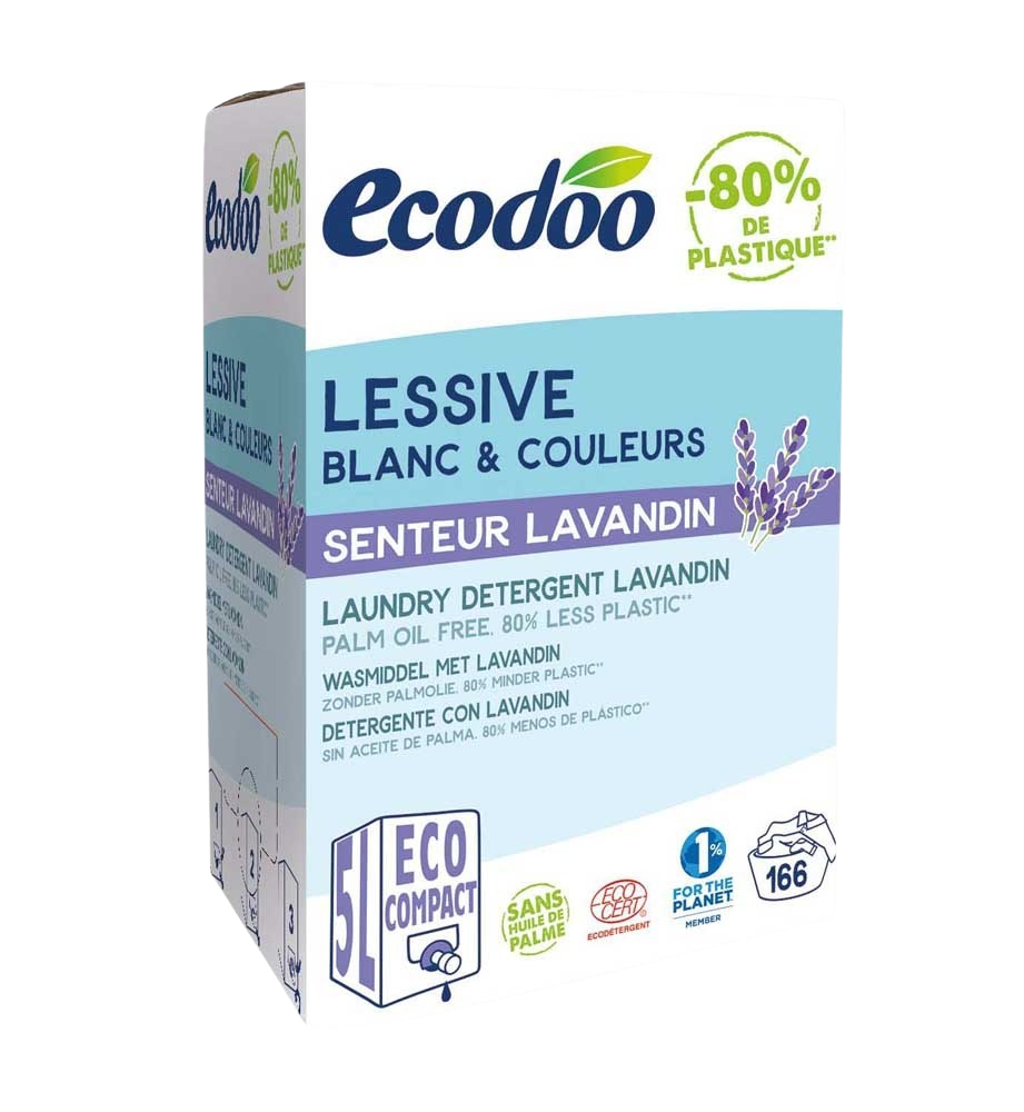 Ecodoo pyykinpesuaine Laventeli 5 L, 166 pesua