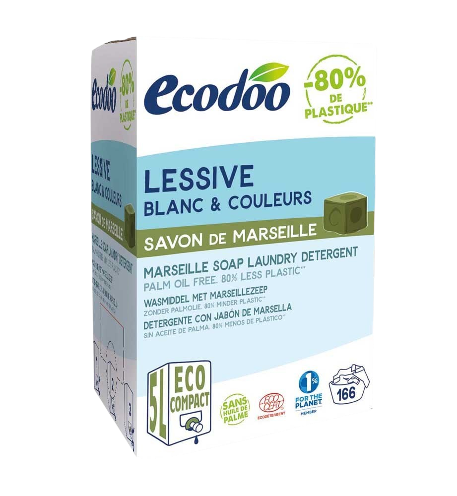 Ecodoo pyykinpesuaine Marseille 5 L, 166 pesua