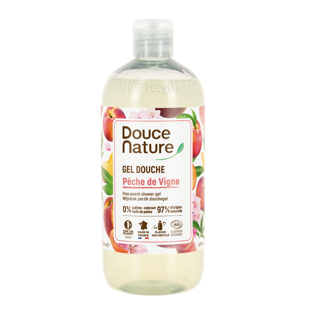 Kuva Douce Nature Pêche de Vigne persikka suihkugeeli, 500 ml