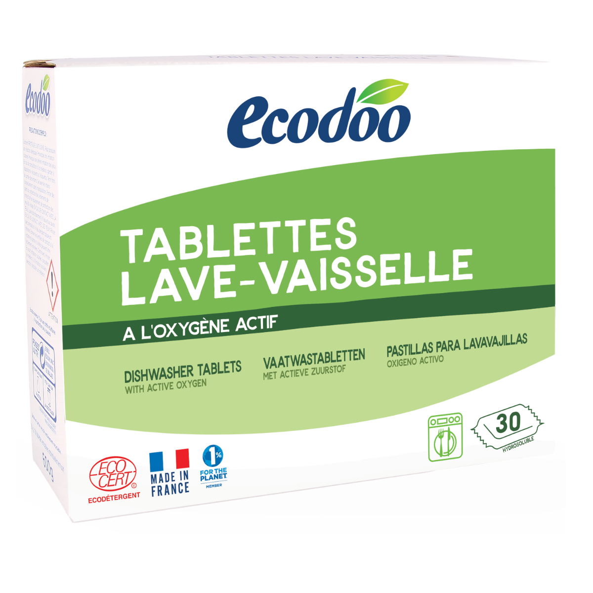 Ecodoo astianpesutabletit 30 tabl, jopa 60 pesukertaa