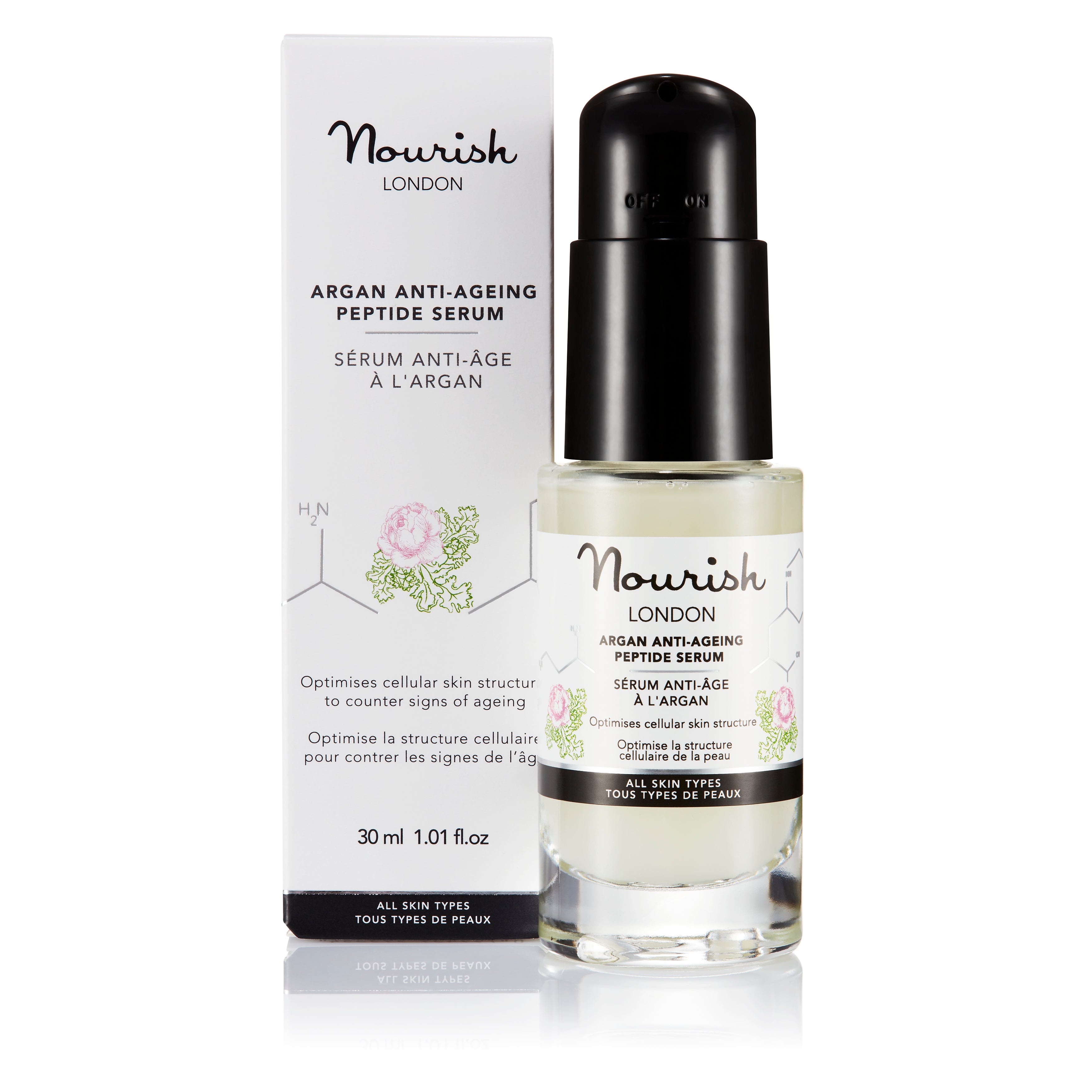 Nourish London Argan Anti-Ageing Peptide Serum