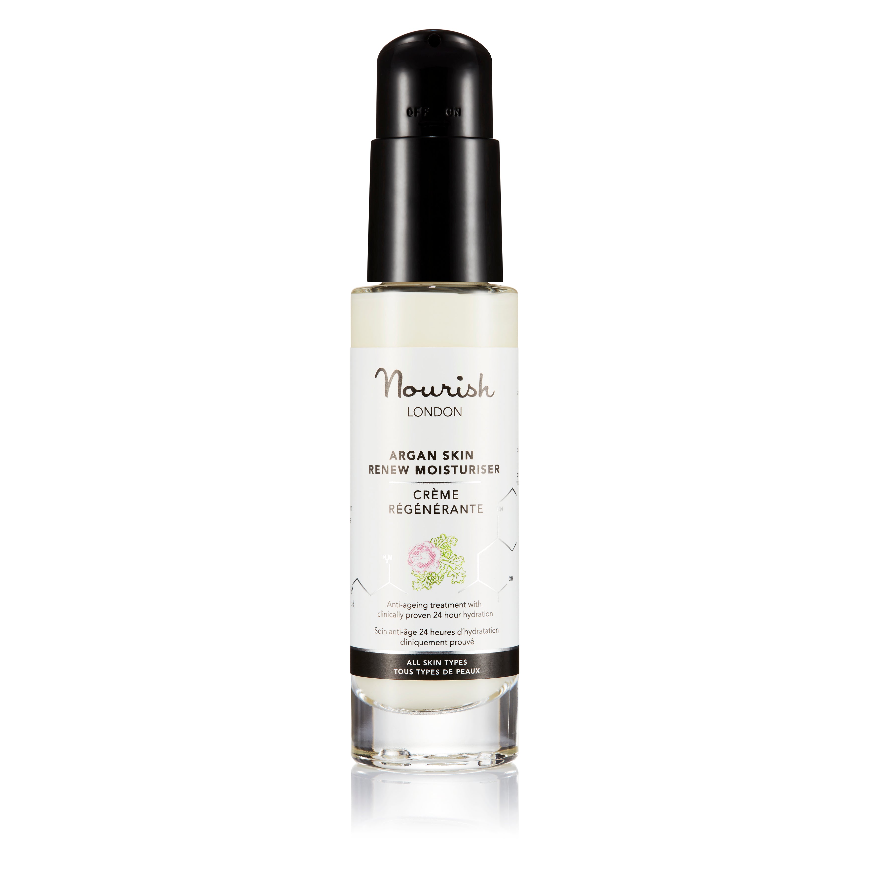 Nourish London Argan Skin Renew Moisturiser