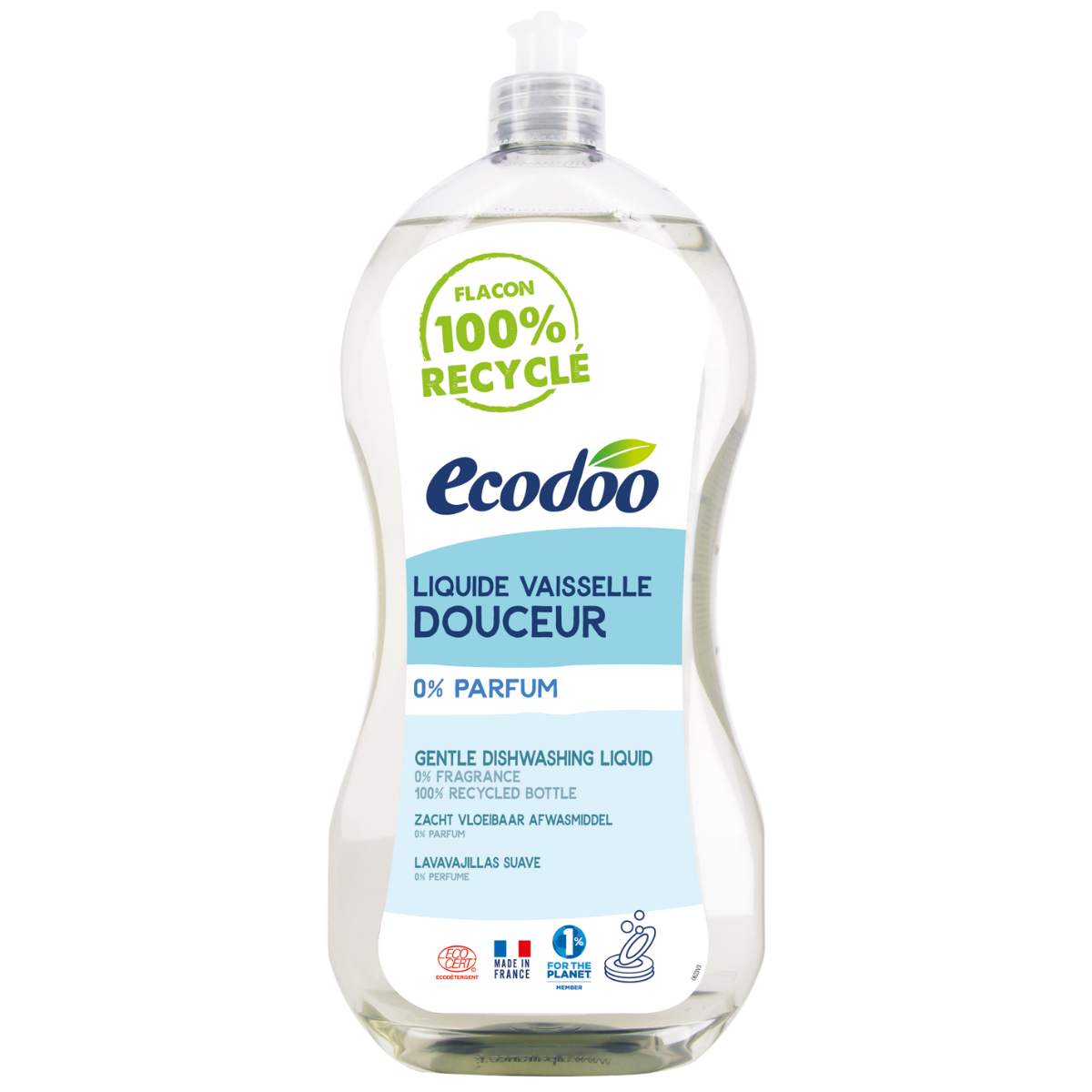 Ecodoo hajusteeton astianpesuaine, 1000 ml