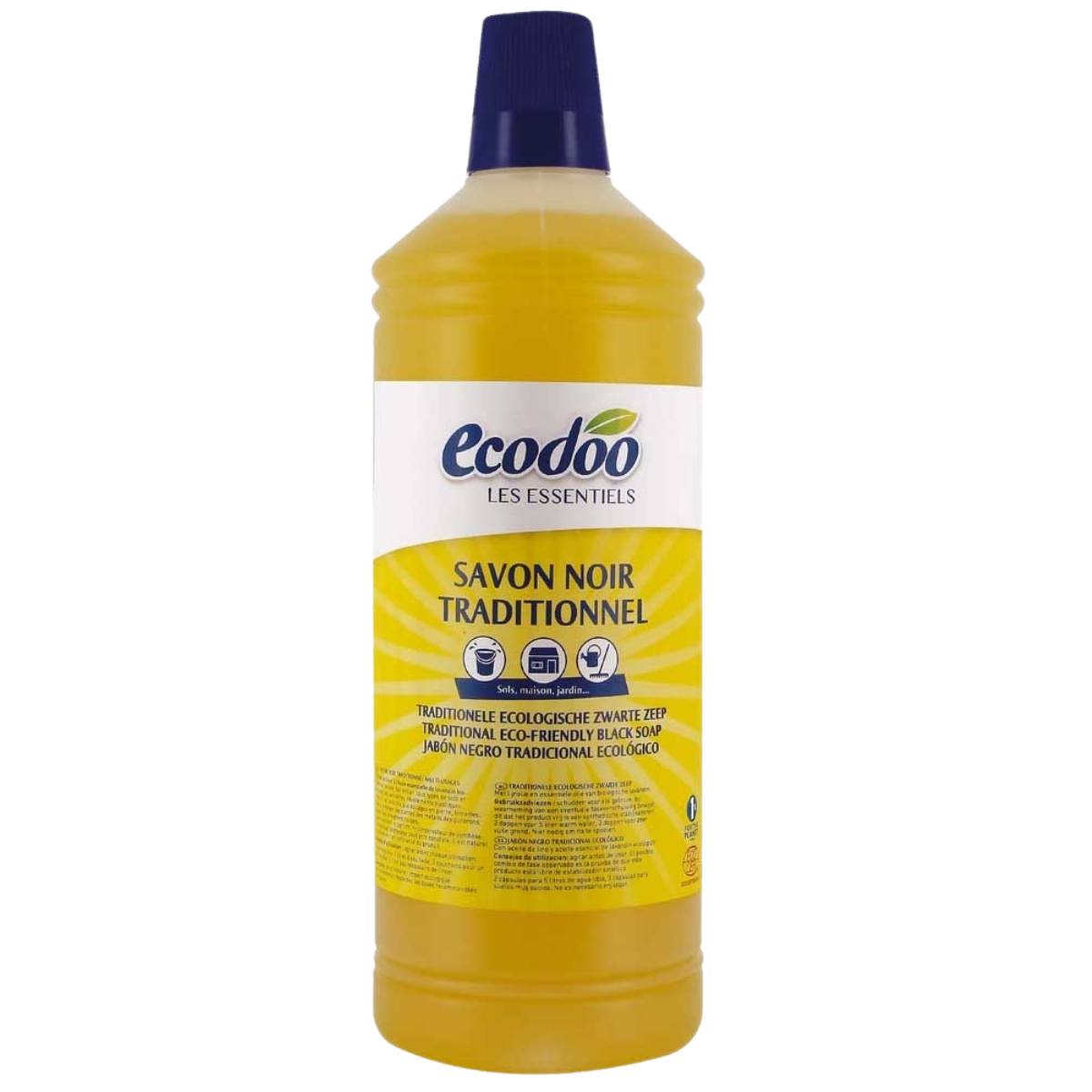 Ecodoo mustasaippua 1000ml