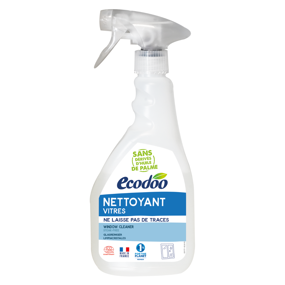 Ecodoo lasi- ja peilipintojen puhdistusspray 500ml
