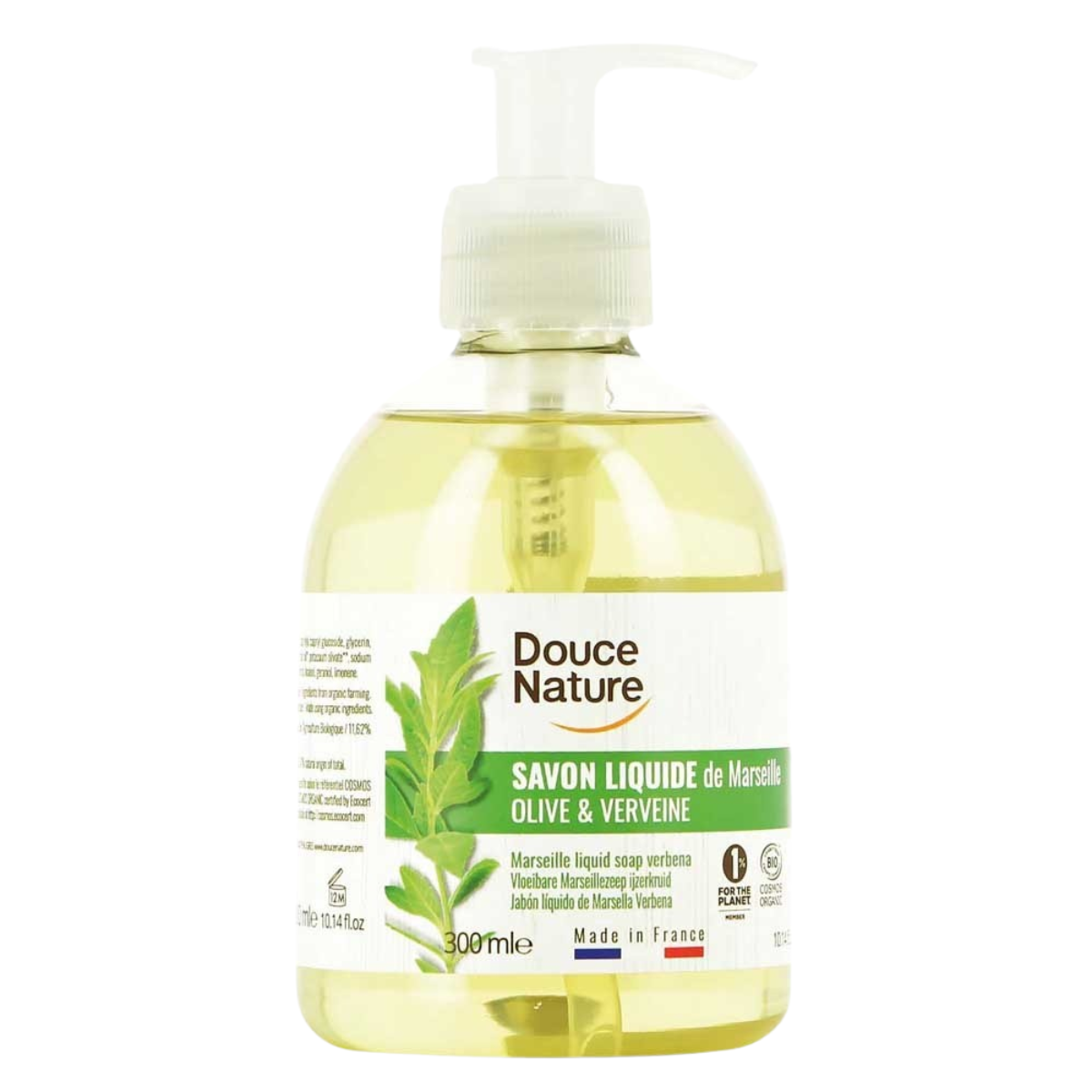 Douce Nature sulfaatiton nestesaippua, verbena 300ml