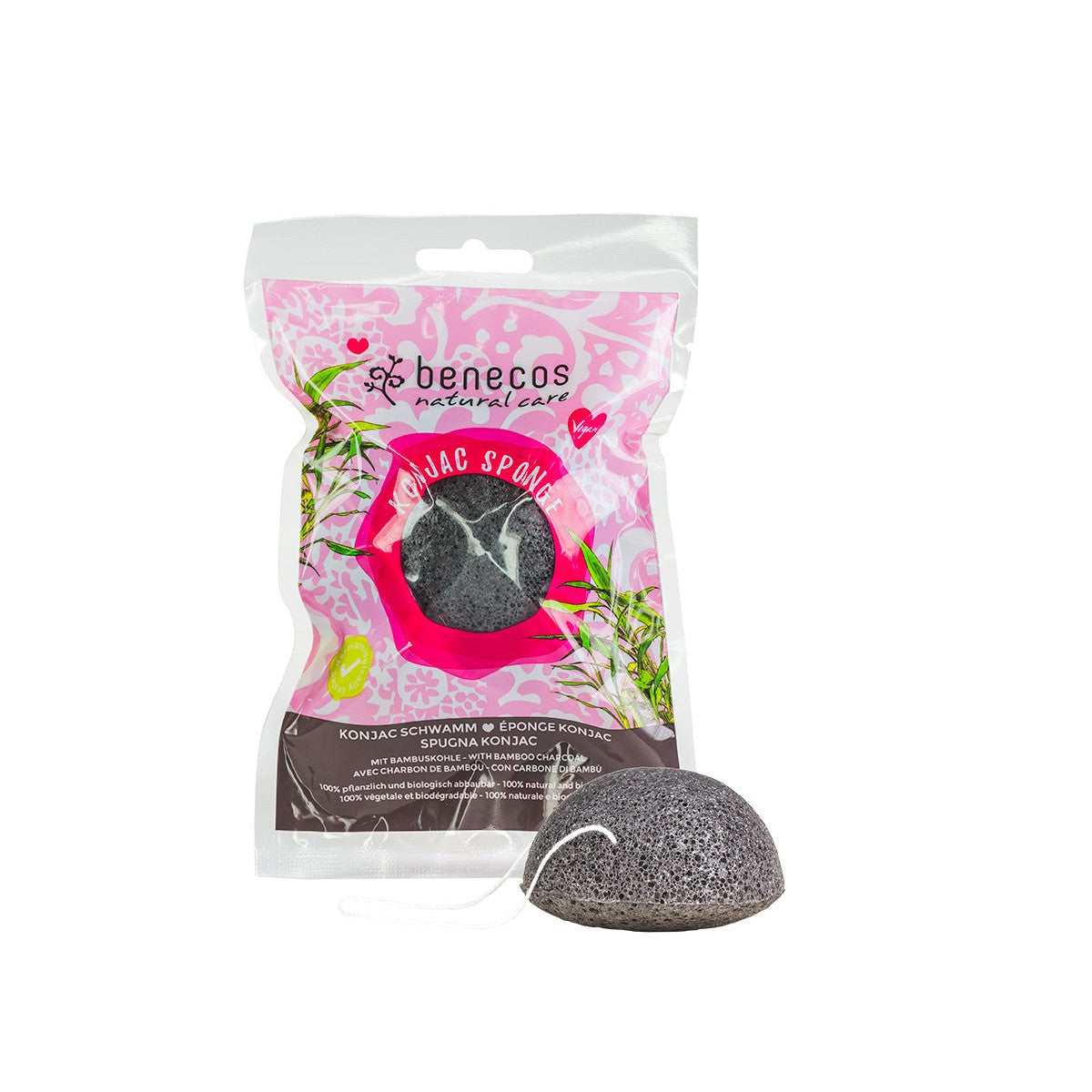 Benecos Natural konjac-sieni epäpuhtaalle ja rasvoittuvalle iholle