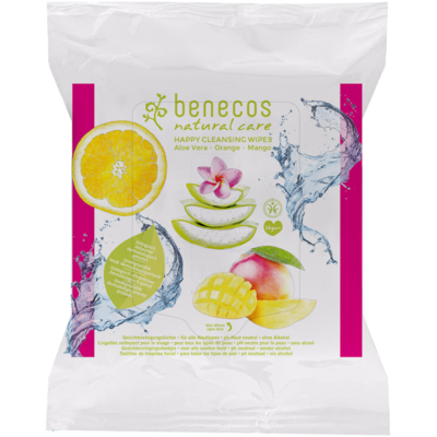 Benecos Happy Cleansing puhdistuspyyhkeet