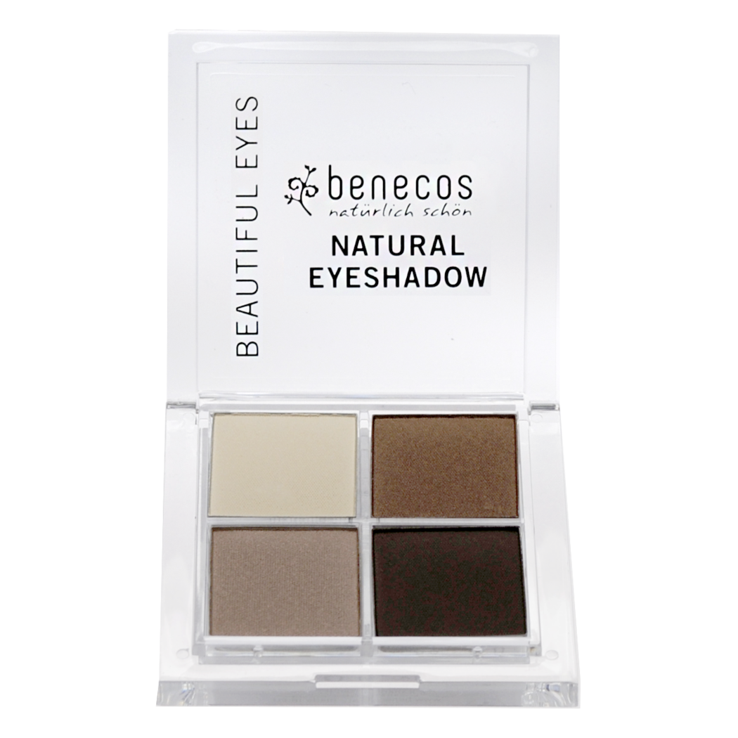 Benecos Quattro luomiväripaletti Coffee & cream