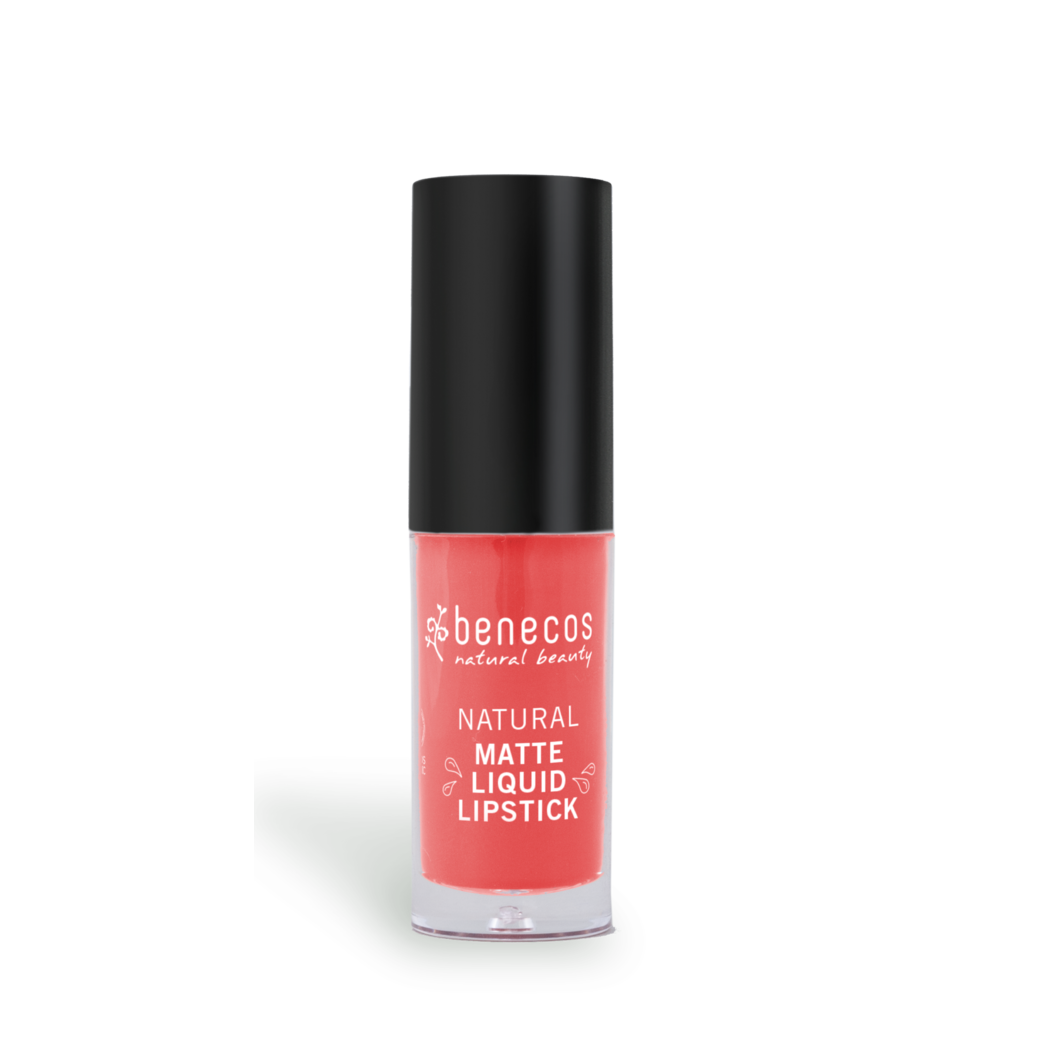 Benecos Natural nestemäinen huulipuna Coral kiss