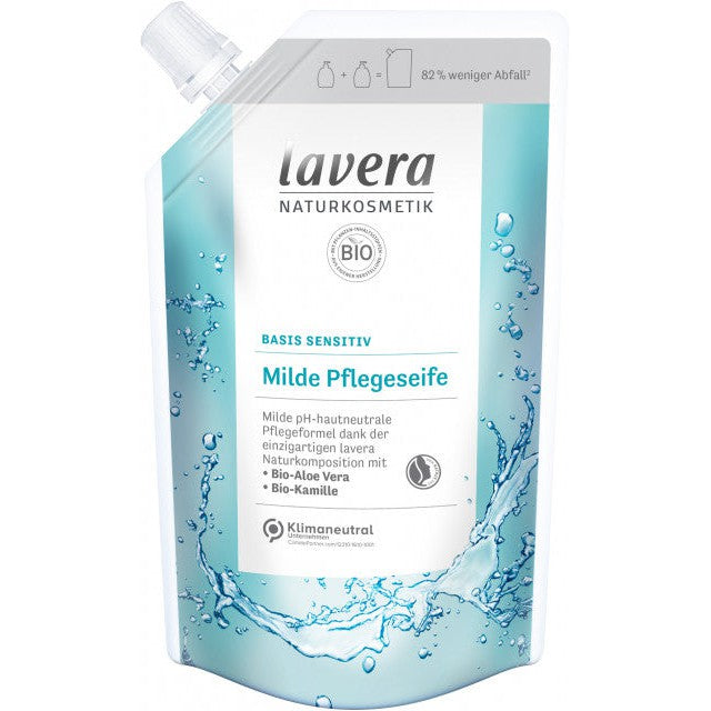 SÄÄSTÖPAKKKAUS! Lavera Basis Sensitiv nestesaippua 4 x 500 ml