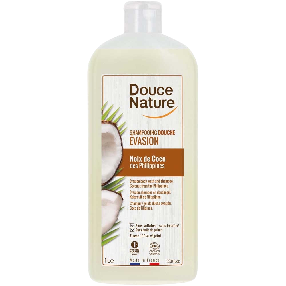 Kuva Douce Nature kookos suihkushampoo, 1000 ml