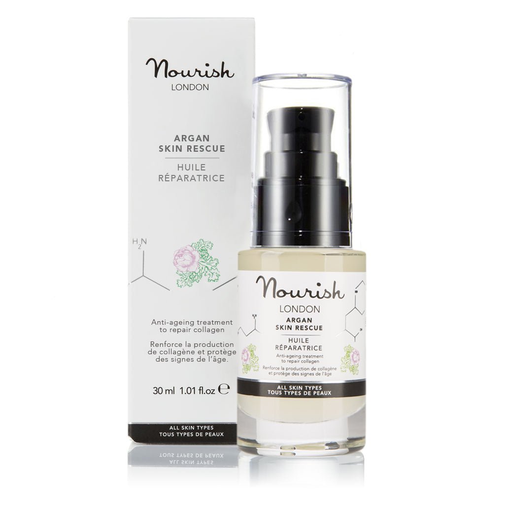 Nourish London Argan Skin Rescue, kampanjakoko 30 ml