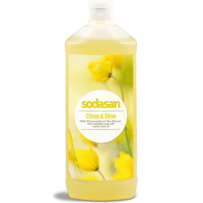 Sodasan nestesaippua sitrus, 1 l