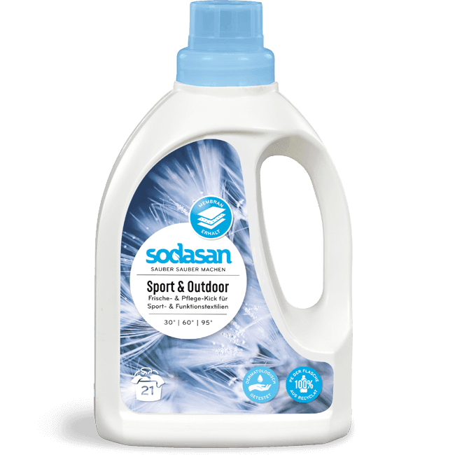 Sodasan pyykinpesuaine Sports and Outdoor 750 ml