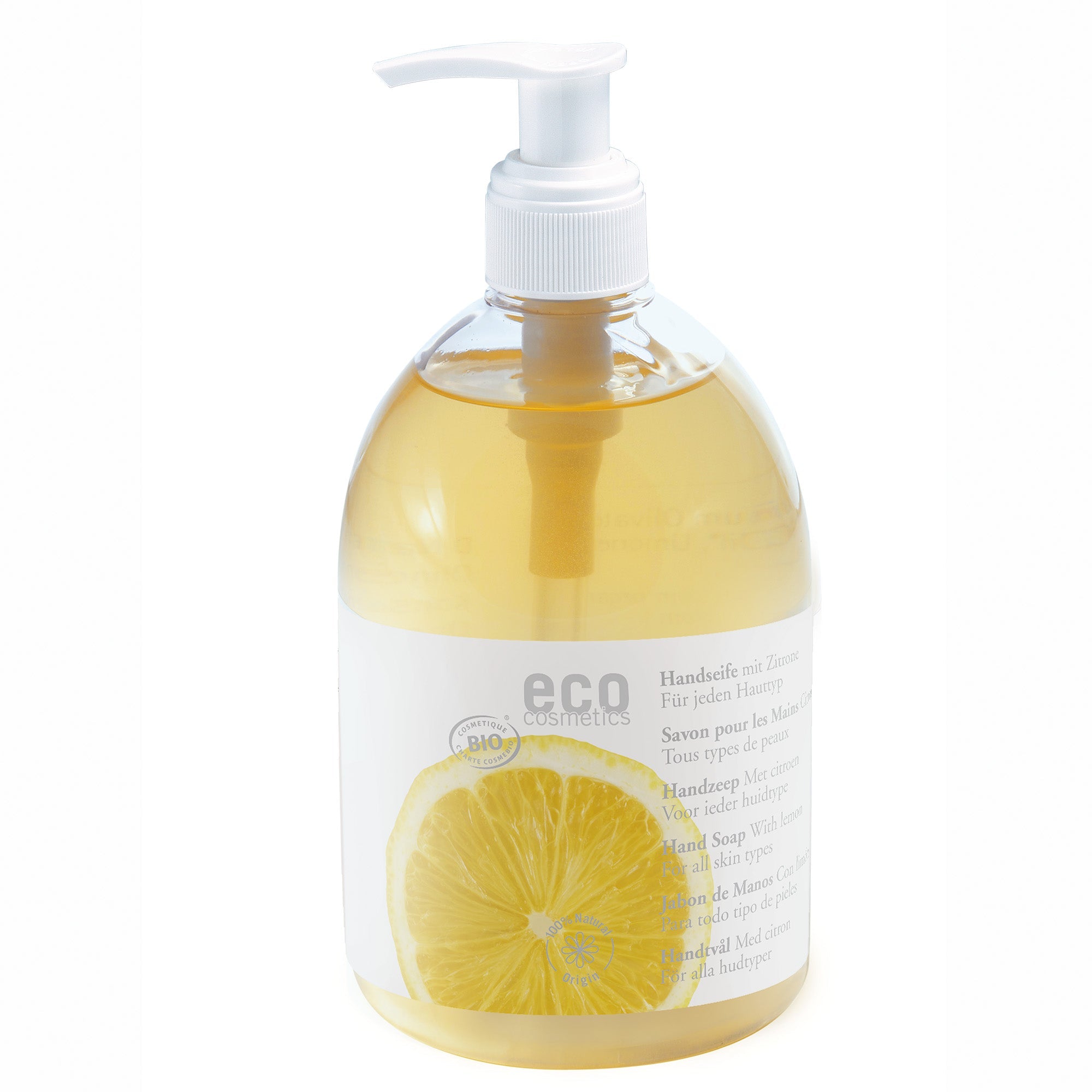 Eco Cosmetics nestesaippua Sitruuna, 300 ml