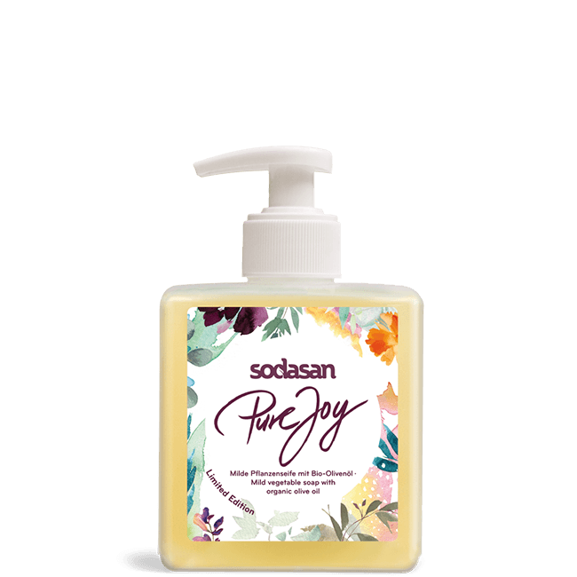 Sodasan nestesaippua Pure Joy, 300 ml