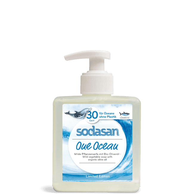 Sodasan nestesaippua One Ocean, 300 ml