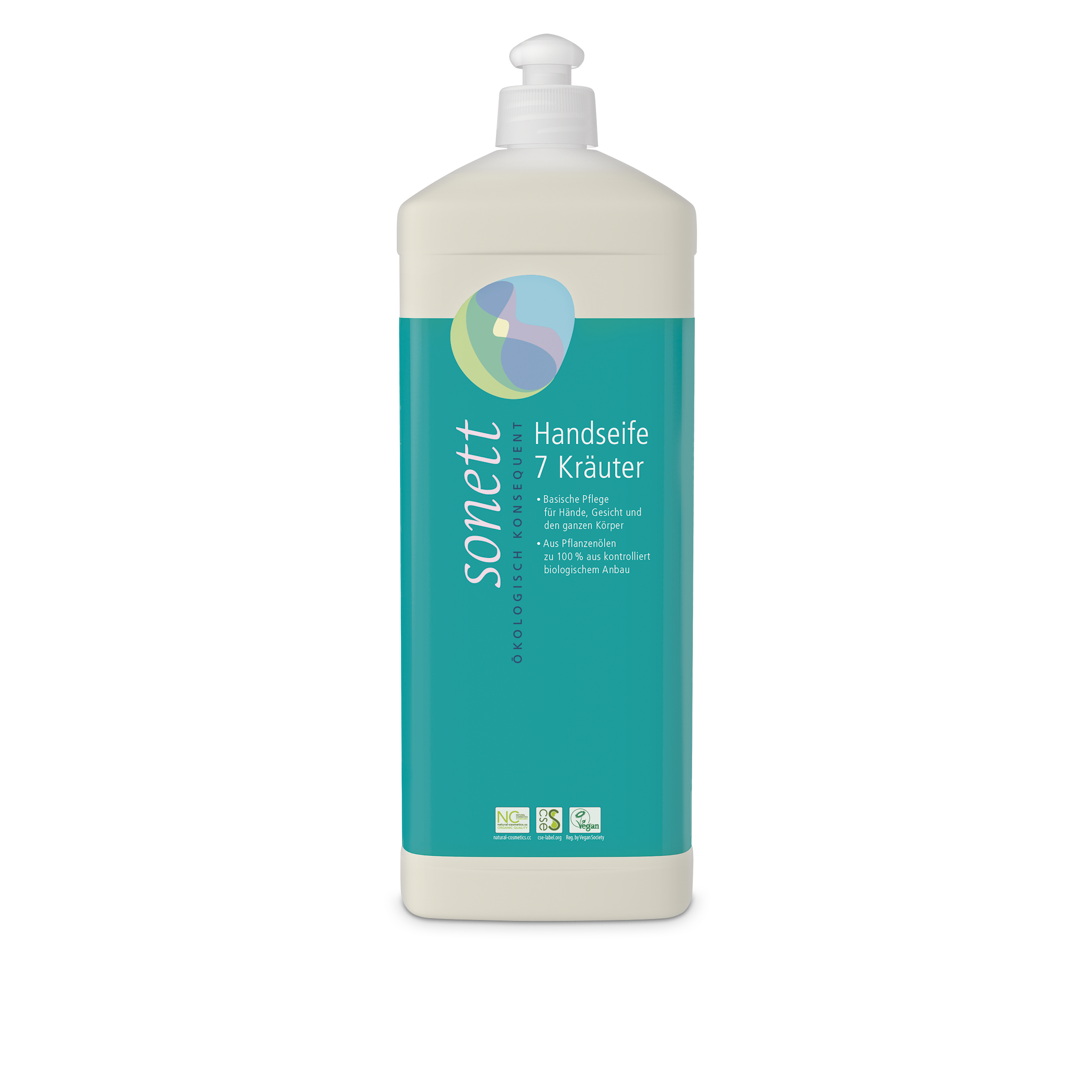 Sonett nestesaippua 7 yrttiä, täyttöpakkaus