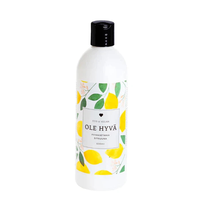 Ole Hyvä pyykkietikka sitruuna, 600 ml