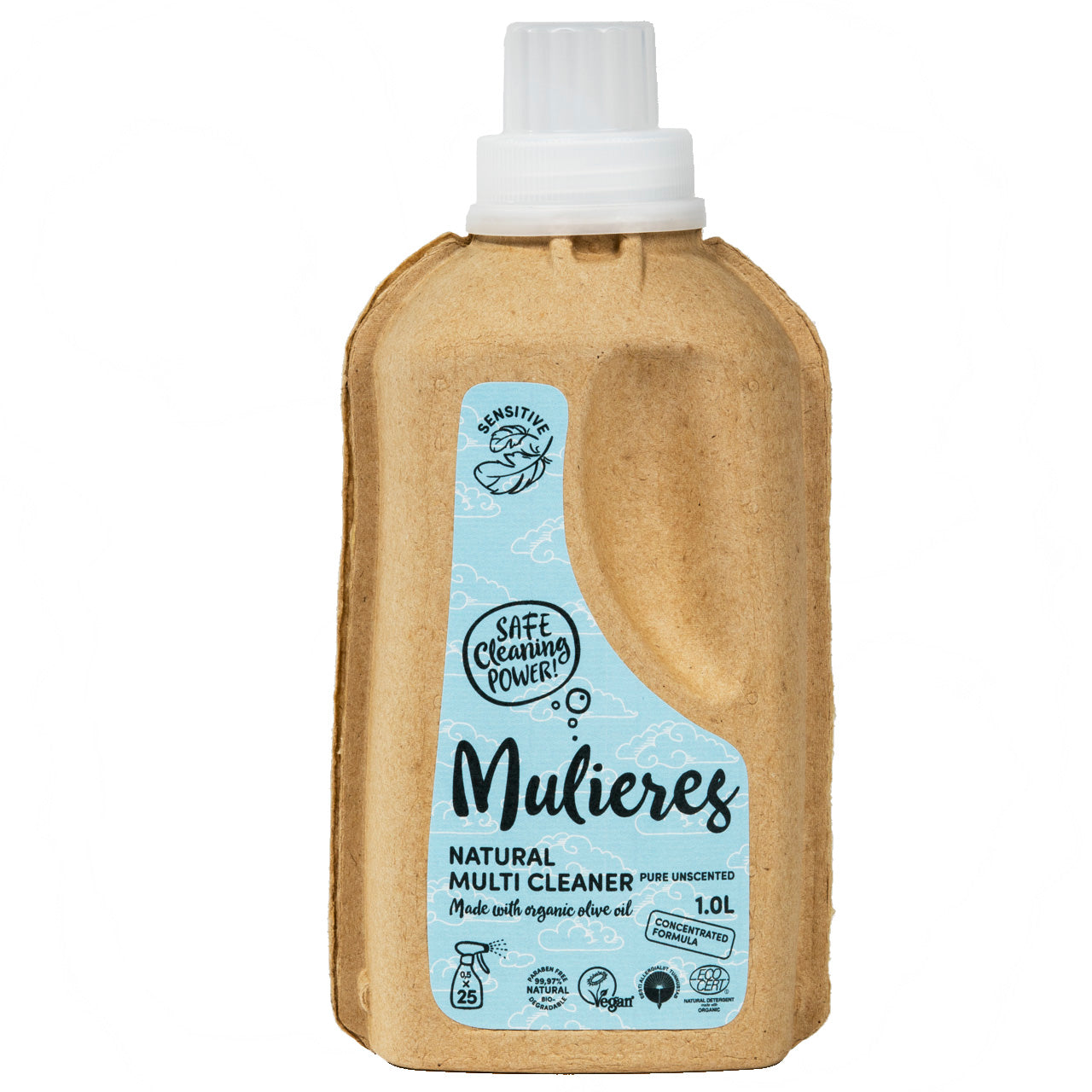 Mulieres hajusteeton yleispuhdistusaine, 1 L