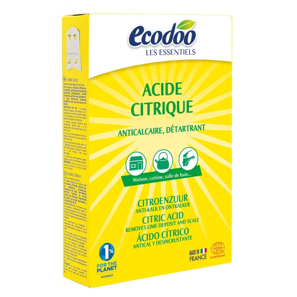 Ecodoo sitruunahappo kalkinpoistoaineeksi, 2.8 kg