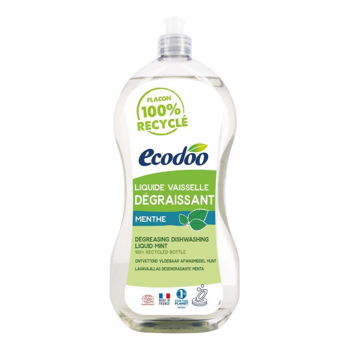 Ecodoo astianpesuaine rasvaa vastaan minttu, 1000 ml