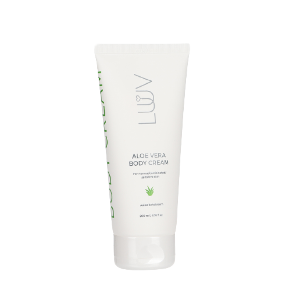 LUUV Aloe Vera Body Cream 200 ml - Vartalon-ja jalkojen hoito - Luuv - Nicca.fi