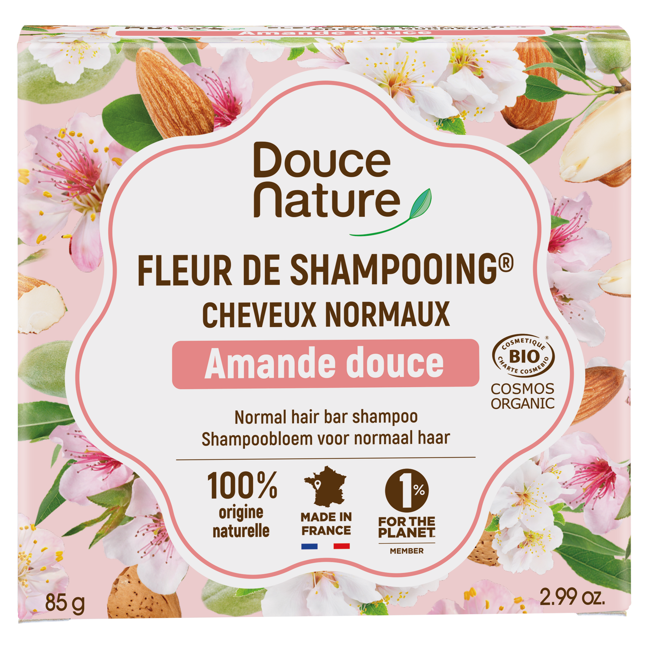 Douce Nature palashampoo normaaleille hiuksille, 85 g (=400 ml)