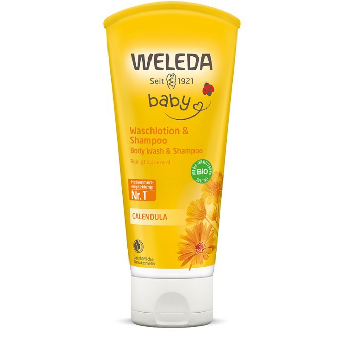 Weleda Baby Calendula pesuvoide & shampoo