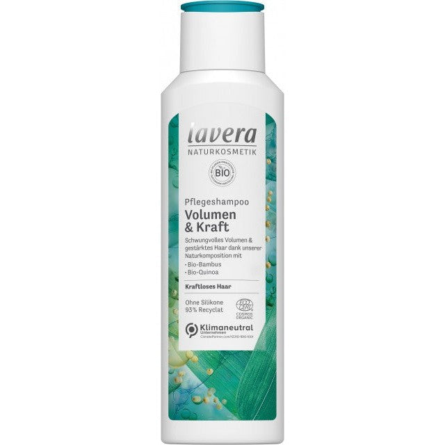 Lavera Volume & Strength shampoo