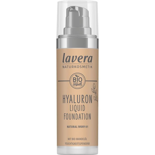 Lavera Hyaluron Liquid Foundation meikkivoide Natural Ivory 01