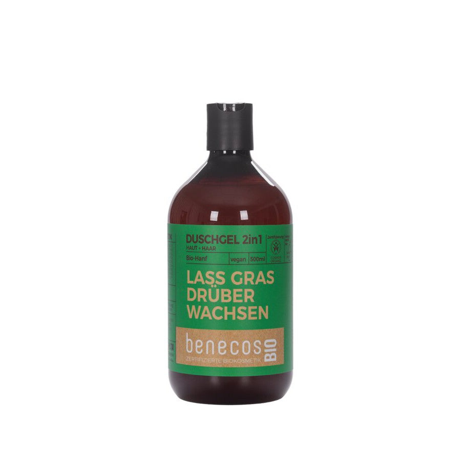 BenecosBIO 2in1 hamppu shampoo & suihkugeeli 500 ml