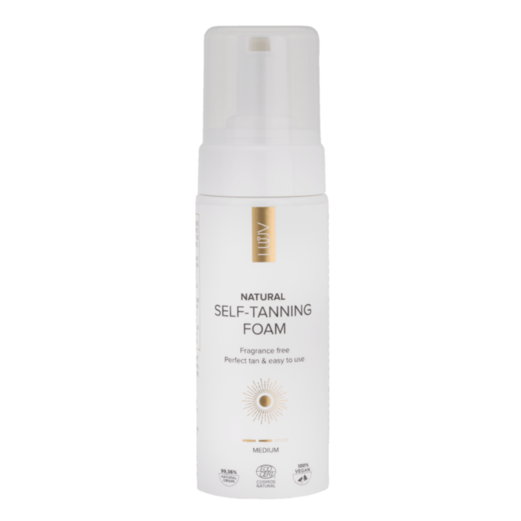 Luuv Itseruskettava vaahto (ECOCERT/COSMOS) keskitumma 150 ml - Itseruskettavat - Luuv - Nicca.fi
