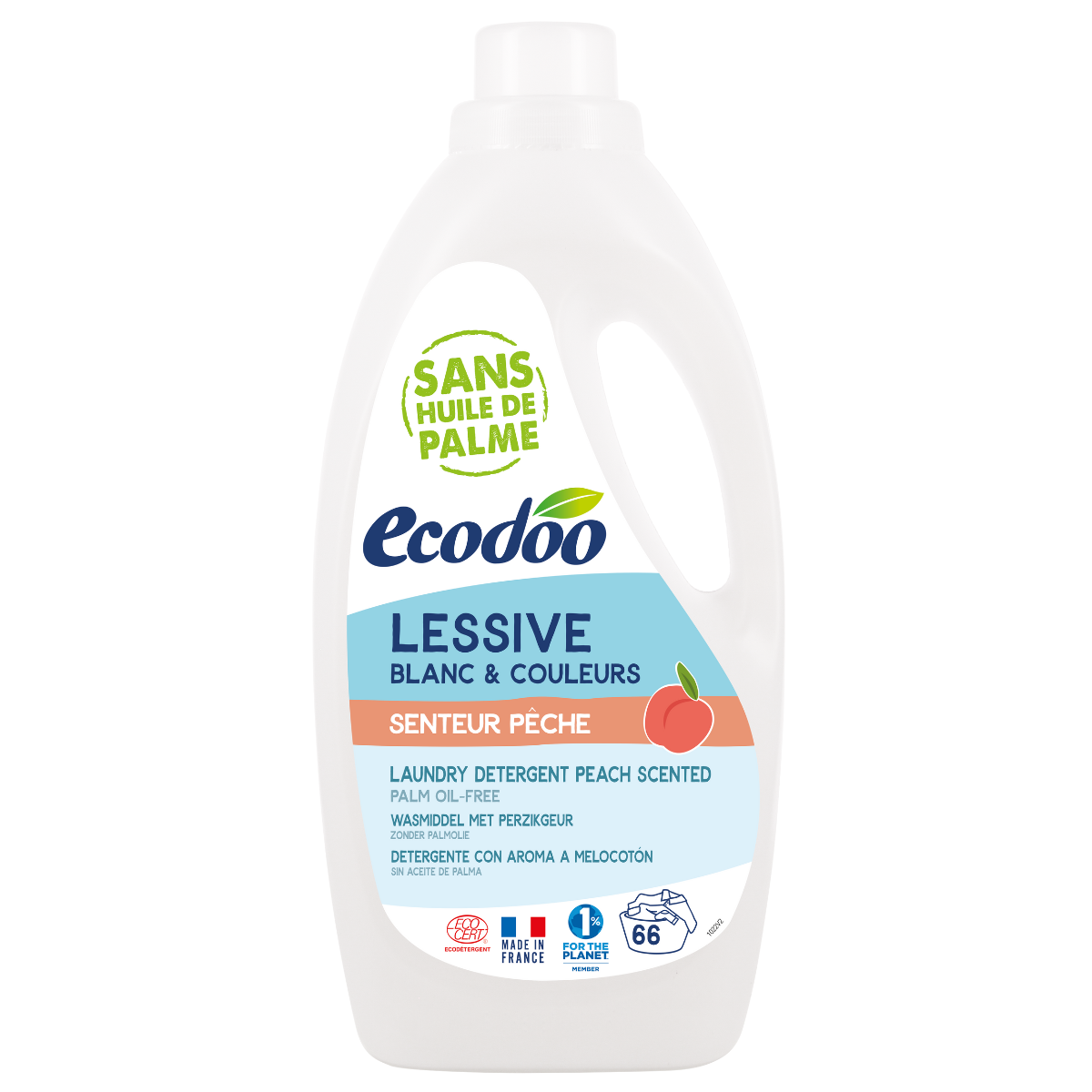 Ecodoo pyykinpesuaine Persikka, 2 l