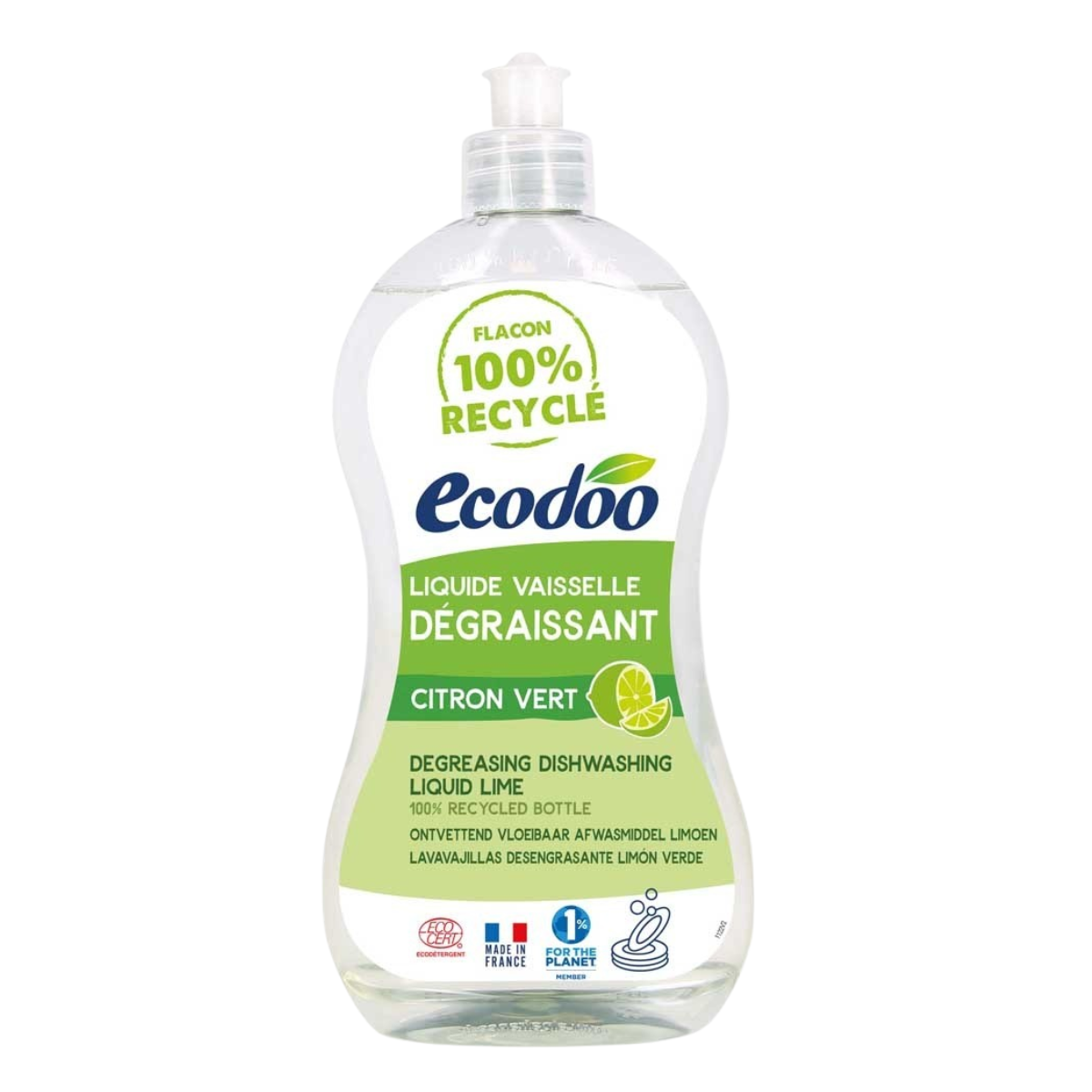 Ecodoo astianpesuaine rasvaa vastaan, lime 500ml