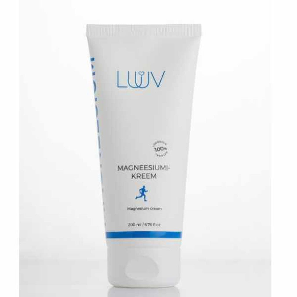 LUUV Magnesium Cream (ECOCERT /COSMOS )200 ml - Vartalon-ja jalkojen hoito - Luuv - Nicca.fi